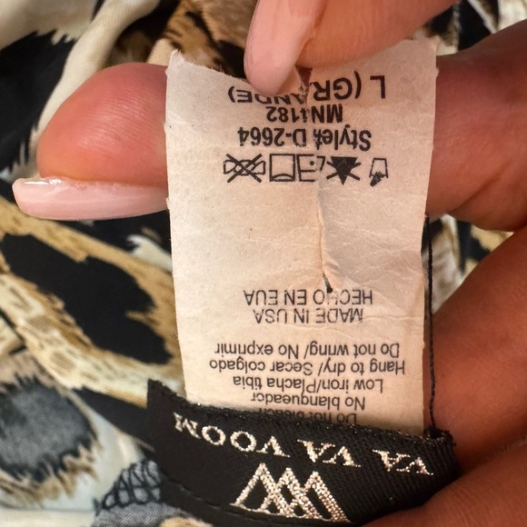 Va Va Voom leopard animal print LONG maxi dress Size Medium Large. E92 - Picture 5 of 16